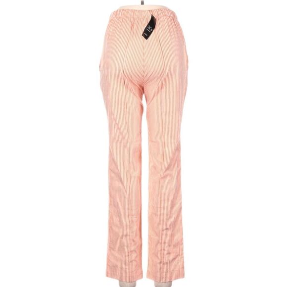 NWT ASTRID DEIGNER Striped Cotton Pants L - Picture 5 of 11